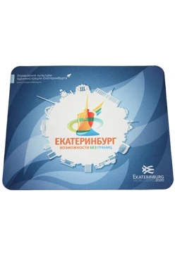 Коврик для мыши прямоугольный 3 мм, с полной запечаткой "Екатеринбург"