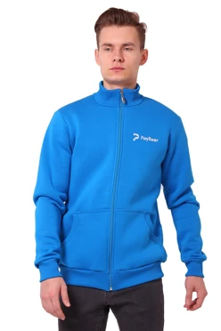 Толстовка Томас из футера унисекс, однотонная