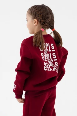 Свитшот Тревис из футера детский, однотонный