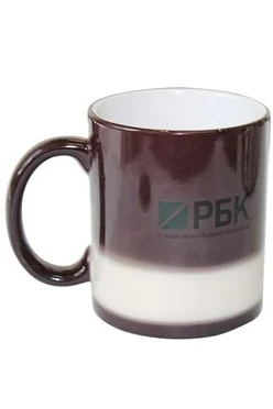 Кружка-хамелеон с полной запечаткой "РБК"