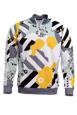 Толстовка Кейли унисекс из адидаса с полной запечаткой "Grafit"