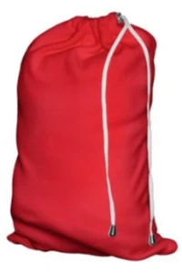 Плед Презент (во флисовом мешке) флисовый 155х170 см, однотонный красный