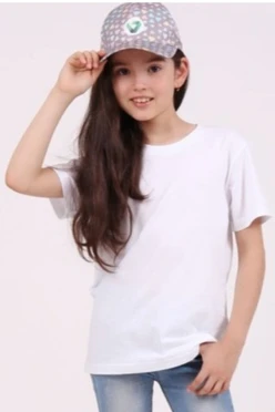 Футболка х/б детская (РАСПРОДАЖА), однотонная белая