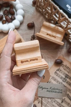 Индивидуальный штамп 6х4 см