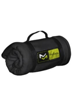 Плед Свиток (с ремешком и вставкой из оксфорда) флисовый 155х200 см, однотонный "Мебель"