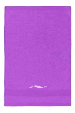 Полотенце махровое 70х140 cм с вышивкой (Color), сиреневое