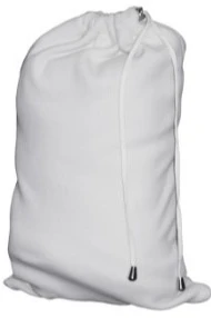 Плед Презент (во флисовом мешке) флисовый 155х200 см, однотонный белый