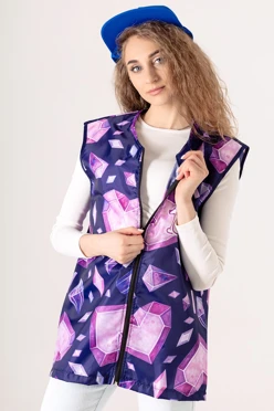 Жилет Парма без подклада унисекс, с полной запечаткой