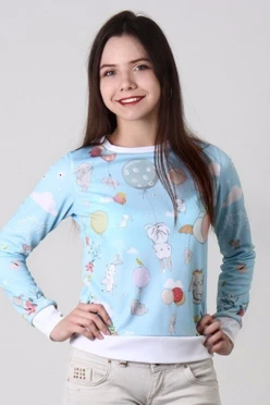 Свитшот Гарри унисекс из футера с полной запечаткой