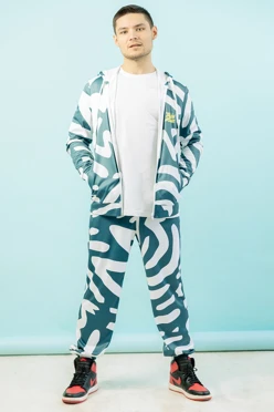 Спортивный костюм Юнайт унисекс с полной запечаткой "Train Insane"