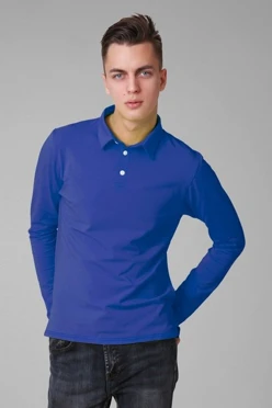 Лонгслив Декстер Плюс унисекс, однотонный темно-синий