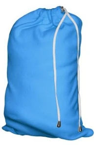 Плед Презент (во флисовом мешке) флисовый 155х170 см, однотонный голубой