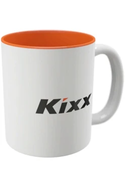 Кружка цветная внутри, с полной запечаткой "Kixx"