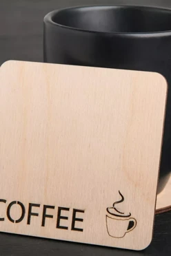 Подставка под кружку, квадрат, 9х9 см