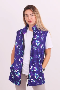 Жилет Джон флисовый без подклада унисекс, с полной запечаткой