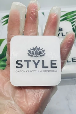 Мыло квадратное с логотипом,  6 см