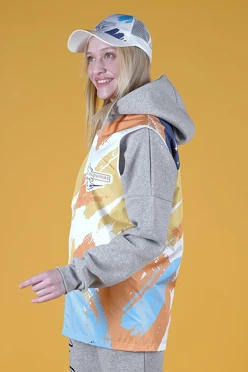 Жилет Парма без подклада унисекс, с полной запечаткой "Открытие"