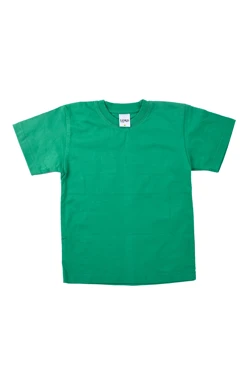 Футболка х/б детская (РАСПРОДАЖА), однотонная зеленая