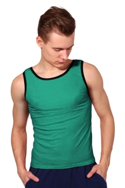 Майка Спорт унисекс, однотонная бирюзовая