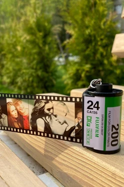 Брелок фотопленка, зеленый