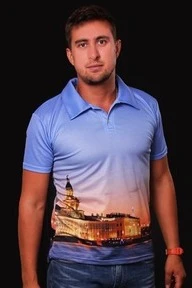 Поло Стар унисекс из примы с полной запечаткой "City"