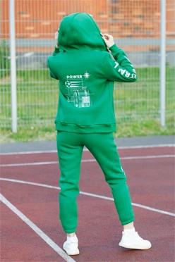 Спортивный костюм Комфорт из футера женский, однотонный