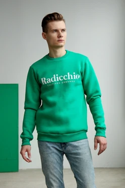 Свитшот Тревис из футера унисекс, однотонная "Radicchio"