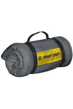 Плед Свиток (с ремешком и вставкой из оксфорда) флисовый 155х200 см, однотонный "Триал-Спорт"