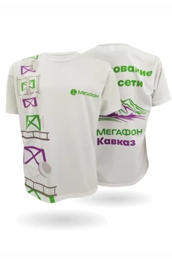 Футболка Гэлэкси унисекс из ложной сетки с полной запечаткой "Радиосети"