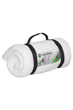 Плед Свиток (с ремешком и вставкой из оксфорда) флисовый 155х170 см, однотонный "Башнефть"