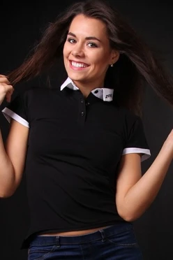 Поло Найт женская комбинированная "Smeg"