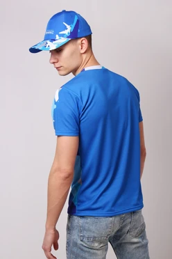 Футболка Гэлэкси унисекс из ложной сетки-130 с полной запечаткой