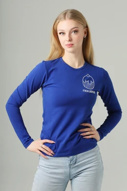 Лонгслив Атлетик Плюс женская, однотонный "Пекарня"