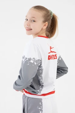 Свитшот Гарри детский из адидаса с полной запечаткой "Dances"