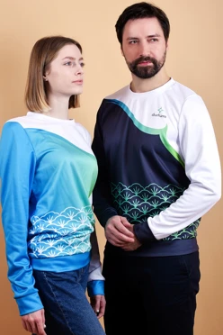 Свитшот Гарри унисекс из футера с полной запечаткой "Durham"