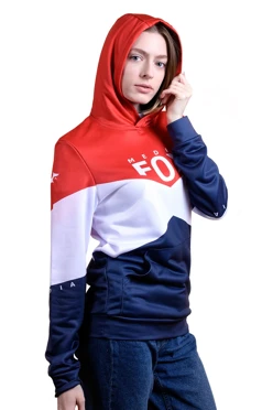 Худи Томми унисекс с карманами из адидаса с полной запечаткой