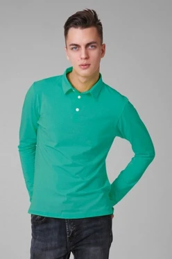 Лонгслив Декстер Плюс унисекс, однотонный бирюзовый