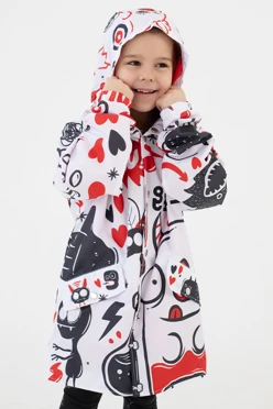 Дождевик Энерджи детский с полной запечаткой "Chemistry"