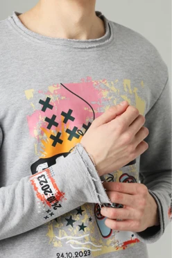 Толстовка Мартин из футера унисекс, однотонная