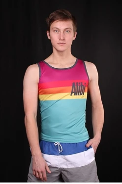 Майка Берри унисекс с полной запечаткой "Alibi"