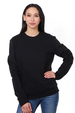 Толстовка Классика из футера унисекс, однотонная