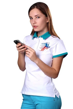 Поло Найт женская комбинированная "Спорт"