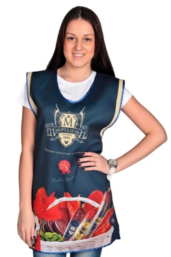 Накидка Флай 54х82 см, с полной запечаткой "Мортадель"