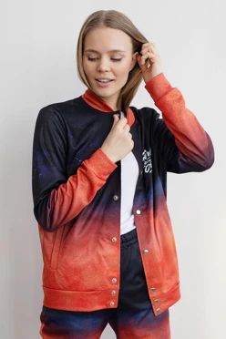 Бомбер Блэйд унисекс из адидаса с полной запечаткой "Quarterback"