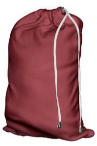 Плед Презент (во флисовом мешке) флисовый 155х170 см, однотонный бордовый