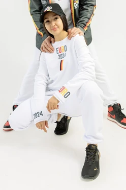 Спортивный костюм Стинг из футера унисекс, однотонный "EURO2024"