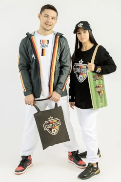 Сумка Комби из греты 30х40 см, печать с двух сторон