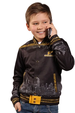 Бомбер Блэйд детский из футера с полной запечаткой "Urban Fight"