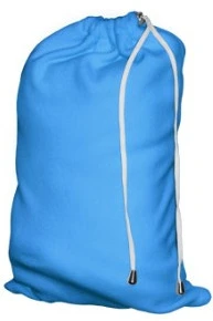 Плед Презент (во флисовом мешке) флисовый 155х200 см, однотонный голубой