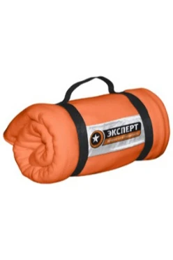 Плед Свиток (с ремешком и вставкой из оксфорда) флисовый 120х155 см, однотонный "Эксперт"